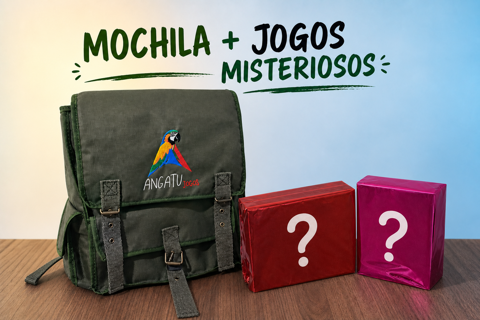 Mochila + Jogo(s) Misterioso(s)