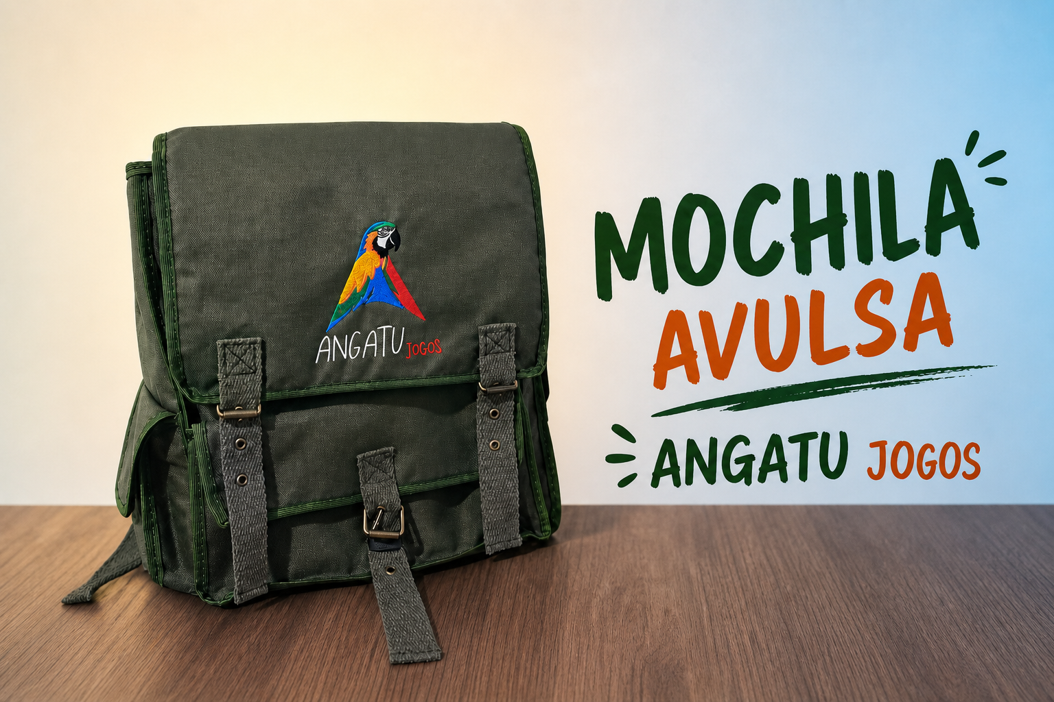 Mochila transporte de jogos